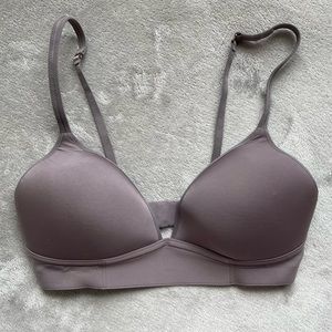 Aerie purple/grey full coverage bra